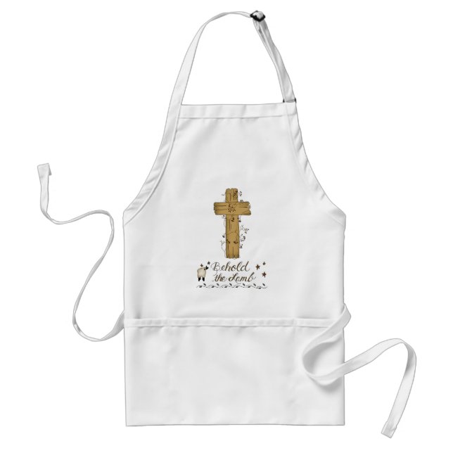 Siehe das Lamm Christliche Schürze (Vorne)