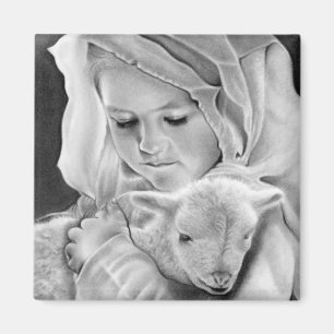 Siehe das Lamm Gottes Magnet