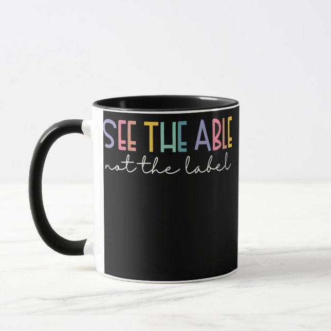 Siehe die besondere Bildung "Kein Etikett Niedlich Tasse (Links)
