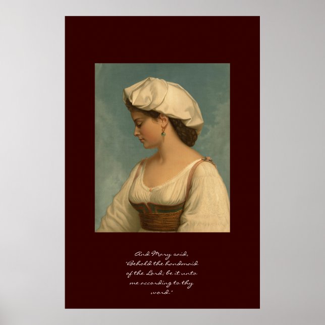 Siehe die Handmaid des Herrn Poster (Vorne)