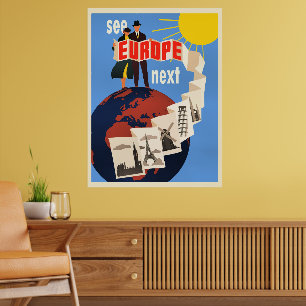 Siehe Europa Nächste Reiseposter, Poster