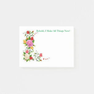 Siehe, ich mache alle Dinge neu Post es Notizen