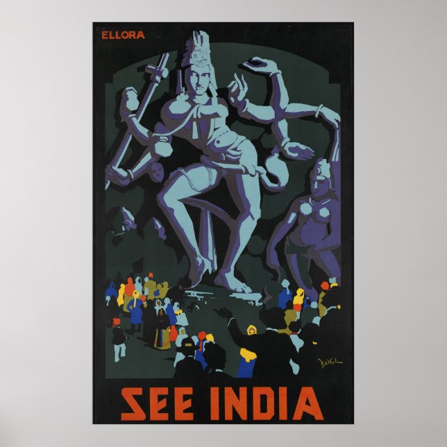 Siehe India Ellora Poster (Vorne)