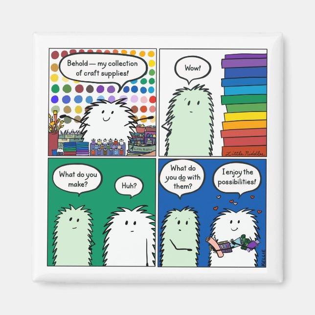 Siehe — Magnet meiner Sammlung von Handwerksmateri (Vorne)