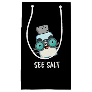 Siehe Salz Funny Sea Salt Pub Dark BG Kleine Geschenktüte