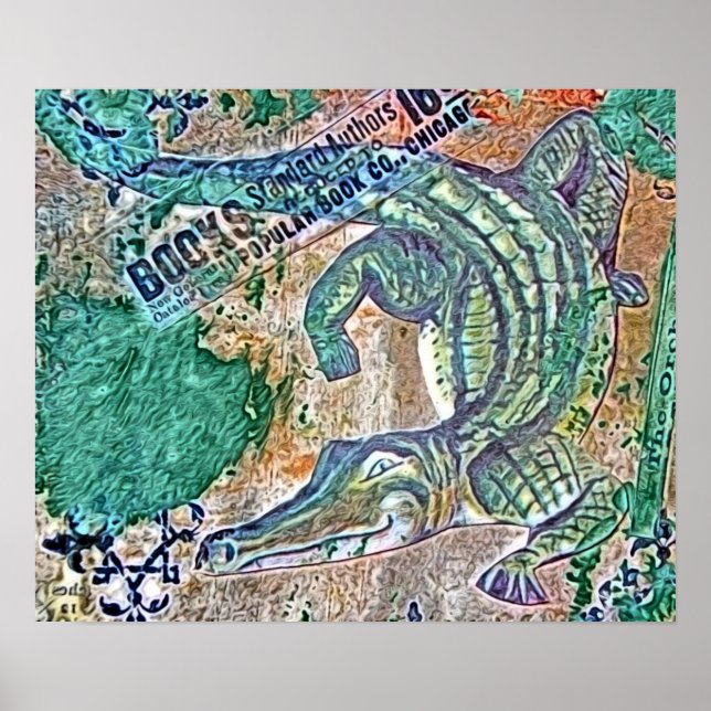 Siehe Ya Spater Gator nach einiger Zeit Croc Mixed Poster (Vorne)