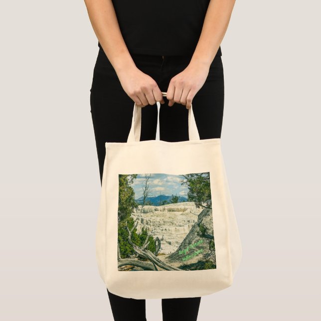 Siehe Yellowstone Angel Terrace auf Urlaub Tragetasche (Vorderseite (Produkt))