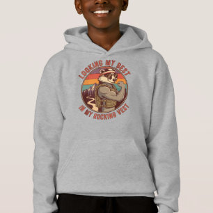 Sieht am besten in meiner Rucking-Weste aus Hoodie