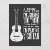 Sieht aus, als höre ich dir Musik-Gitarre zu