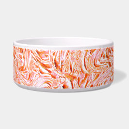 Sieht aus wie die Wand, die Farbe Lachs Napf