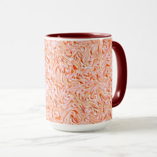 Sieht aus wie die Wand, die Farbe Lachs Tasse