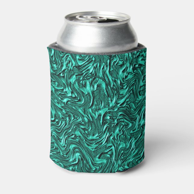 Sieht aus wie ein Jadegrün mit einer Wandstruktur Dosenkühler (Kanne Rückseite)