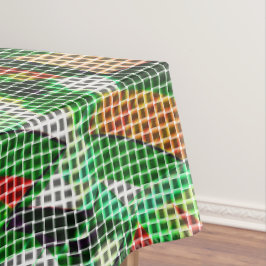 Sieht aus wie ein Korb über einem Foto Gras Tischdecke