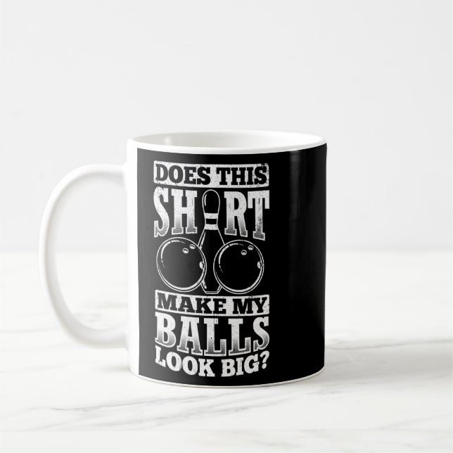 Sieht das so aus, dass meine Bälle groß aussehen w Kaffeetasse (Links)