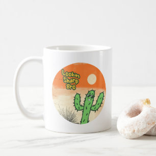 Sieht scharf aus, Bruder Retro Vintage Wüsten-Vibe Kaffeetasse