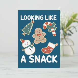 Sieht wie ein Snack aus Frohe Weihnachten Santa Sn