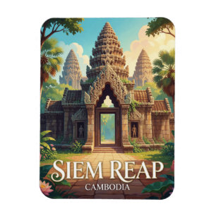 Siem Reap Kambodscha Angkor Wat Reise Magnet