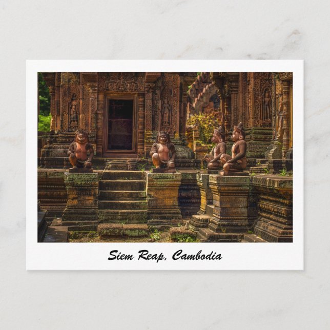 Siem Reap, Kambodscha Postkarte (Vorderseite)