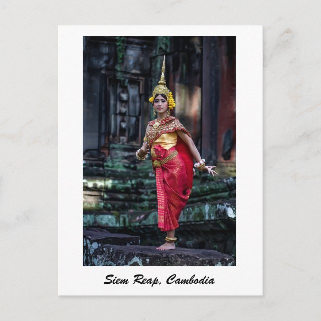 Siem Reap, Kambodscha Postkarte (Vorderseite)