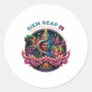 SIEM REAP RUNDER AUFKLEBER