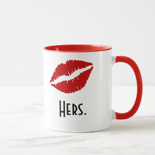 "Sien" tasse de baiser (Droite)
