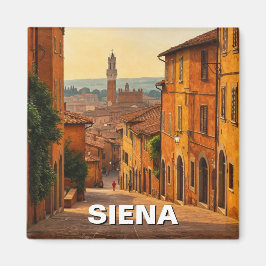 Siena Italy Travel Magnet