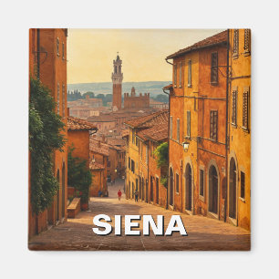 Siena Italy Travel Magnet