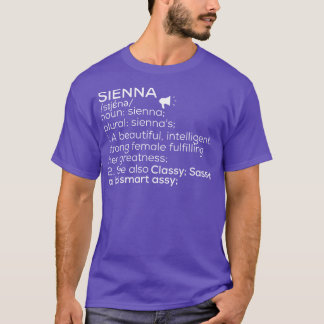 Siena Name Siena Definition Siena Name Frau T-Shirt