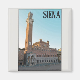 Siena - Palazzo Pubblico Morgen Magnet