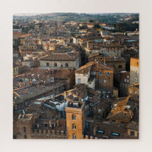 Siena Sunset: Red Roof Panorama