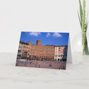 Siena Toskana Italien Dankeskarte