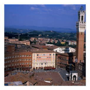 Siena Toskana Italien Poster