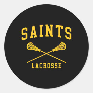 Siena Uni Saints Lacrosse Runder Aufkleber