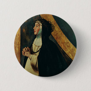 Sienaer Heilige Katharina von Juan Bautista  Button