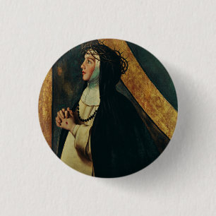 Sienaer Heilige Katharina von Juan Bautista Maino  Button