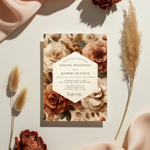 Sienna Bloom Hochzeit Einladung
