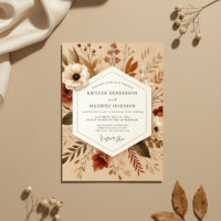 Sienna Herbstliche Botanische Eleganz Hochzeit