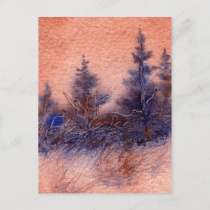 "Sienna Pines" Landstrassen Postkarte