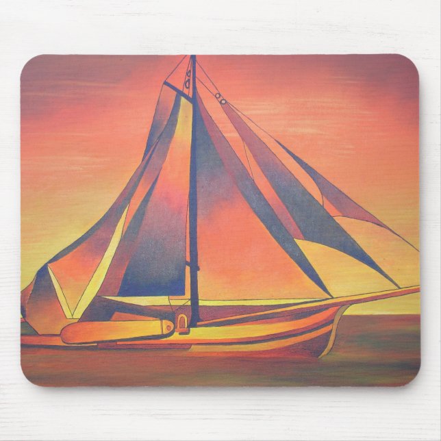Sienna Sails at Sunset Mousepad (Vorne)
