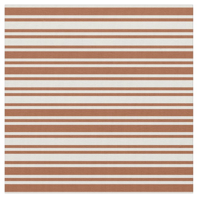 Sienna und Beige Muster Stoff (Nahaufnahme)