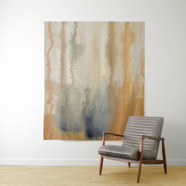 Sienna Wilds Watercolor Abstrakt Wandteppich