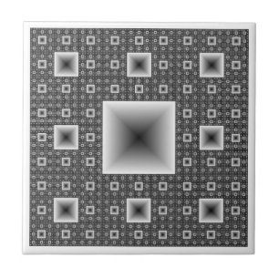 Sierpiński Teppich-Fraktal Fliese