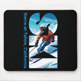 Sierra-at-tahoe Cooler Skiurlaub Ski Außenbereich Mousepad
