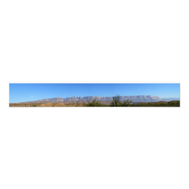 Sierra del Carmen, Coahuila, Mexiko Fotodruck (Vorne)
