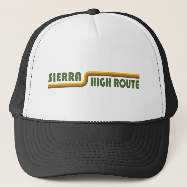 Sierra High Route California Truckerkappe (Vorderseite)