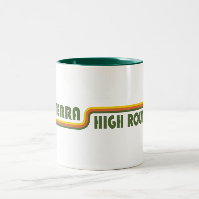 Sierra High Route California Zweifarbige Tasse (Mittel)