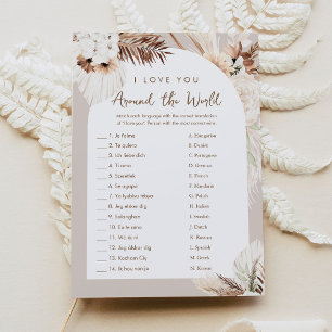 SIERRA I Liebe Sie rund um das Bridal World Game Einladung