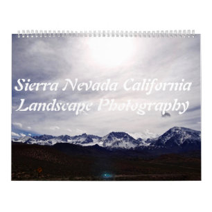 Sierra Landschaftsphotographie Nevadas Kalifornien Kalender