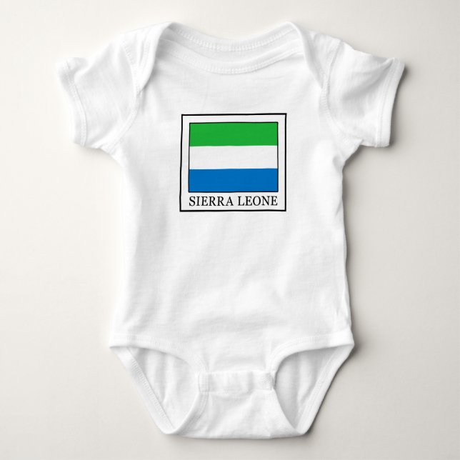 Sierra Leone Baby Strampler (Vorderseite)