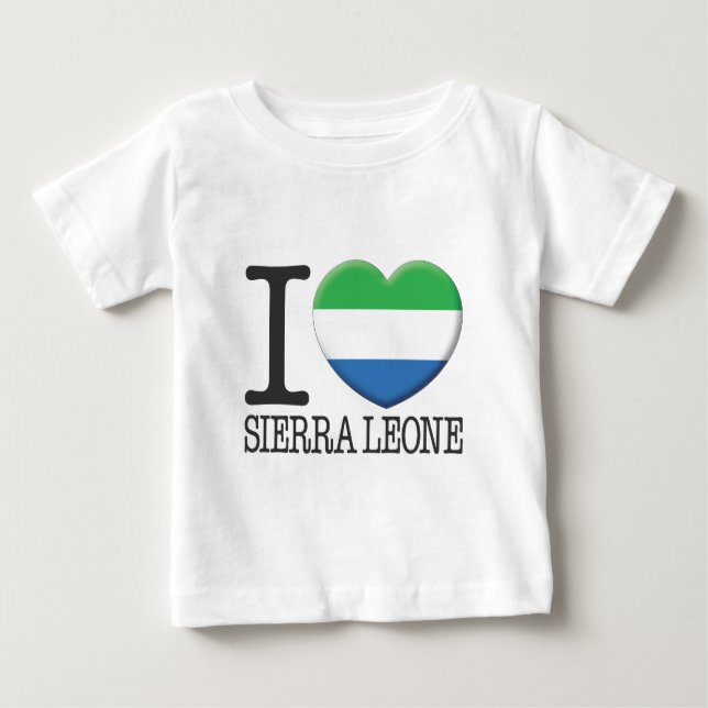 Sierra Leone Baby T-shirt (Vorderseite)